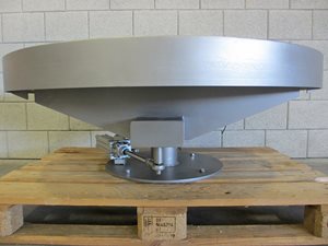 Belt conveyor turntable – modular belt – 405 x 1040 mm