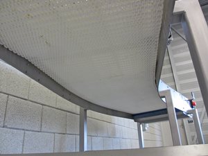 Belt conveyor curve – modular belt – 605 x 2500 mm