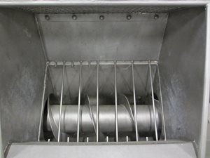 stainless steel screw conveyor with bag discharger