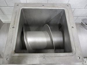 stainless steel screw conveyor with bag discharger