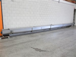 screw conveyor 315 x 9000 mm stainless steel
