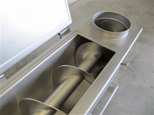 Screw conveyor - insulated - 8x nozzle preparation