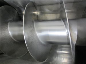 Van Beek TR 250 screw conveyor on slewing ring