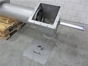 Screw conveyor 350 x 2100 mm - single side bearing