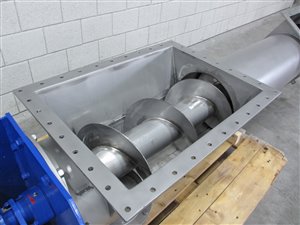 Screw conveyor 350 x 2100 mm - single side bearing