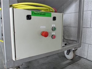 Van Beek KR 100 mobile elevator screw with hopper