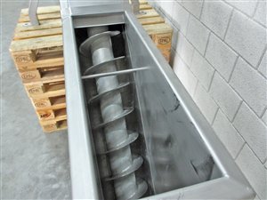 Elevating screw conveyor 210 x 3800 mm