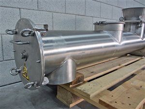 WAM Easyclean screw conveyor 200 x 1340 mm - stainless steel