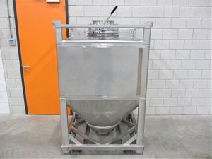 Ucon BPK 2 IBC dosing station for filling Bag-in-Box packaging