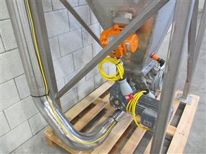Bag dump station - suitable for vacuum conveying