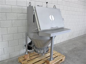 AZO feeding hopper - stainless steel