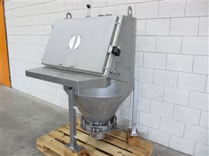 AZO feeding hopper - stainless steel