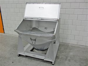 Bag dump station Anag - moveable with a forklift