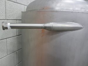 500 litre stainless steel jacketed tank - AISI 316