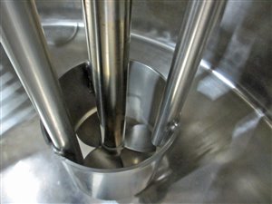 150-litre stainless steel tank with jetstream mixer