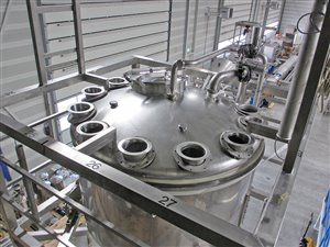 2500 litre weighing silo with 2000 litre buffer silo