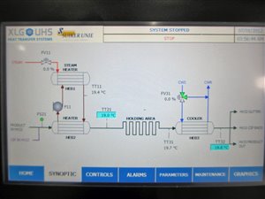 XLG Heat Transfer heat treatment unit for liquids